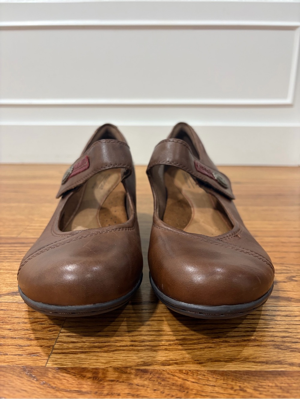 NWOB Rockport Cobb Hill Mary Janes Brown Leather (9) - Picture 4 of 7